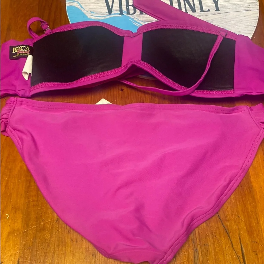 BECCA Women's Pink Bikini Set